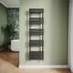 Bathroom Towel Rail Radiator Flat Panel Warmer Heater Black Rads 1600 X 450