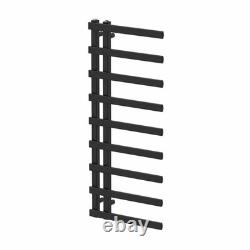 Bathroom Twin Valve Flat Heated Towel Rail Radiator Rad Modern Multiple Colours