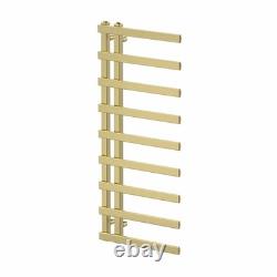 Bathroom Twin Valve Flat Heated Towel Rail Radiator Rad Modern Multiple Colours