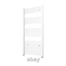 Bathroom White Straight Heated Towel Rail Radiator Ladder Warmer