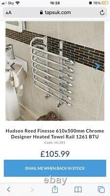Bathroom heated towel rail radiator