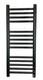 Black Electric Heated Towel Rail 300mm W X 720 H With Built In