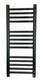 Black Electric Heated Towel Rail 300mm W X 720 H With Built In