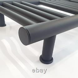 Black Electric Heated Towel Rail 300mm W x 720 H with Built in