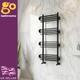 Black Heated Towel Radiator Rail (h)1100mm (w)500mm Heated Bathroom Rad