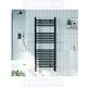 Black Heated Towel Rail Radiator Bathroom Ladder 22mm Vertical Variour Sizes