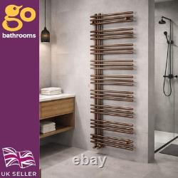 Bronze Heated Towel Rail 1600x500mm Designer Bathroom Radiator Ladder