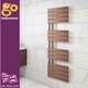 Bronze Heated Towel Rail Offset Modern Designer Bathroom Radiator 1400 X 550mm