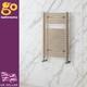 Brown Bathroom Heated Towel Rail Newark Vertical Towel Radiator 770x500mm