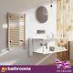 Brown Bathroom Heated Towel Rail Newark Vertical Towel Radiator 770x500mm