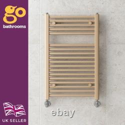 Brown Bathroom Heated Towel Rail Newark Vertical Towel Radiator 770x500mm