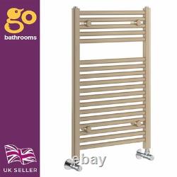 Brown Bathroom Heated Towel Rail Newark Vertical Towel Radiator 770x500mm