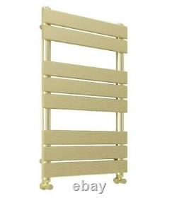 Brushed Brass Towel Rail Bathroom Radiator