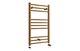 Brushed Bronze Copper Heated Towel Rail Radiator 30mm Pipes Bathroom