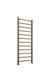Brushed Bronze Round Bar Designer Heated Towel Rail 500mm X 1200mm (895 Btus)