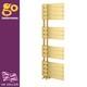 Brushed Gold Bathroom Radiator Heated Designer Towel Rail Teka Wc 1400x550mm