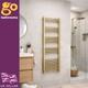 Brushed Gold Heated Towel Rail Radiator 1600x500mm Straight Ladder Bathroom