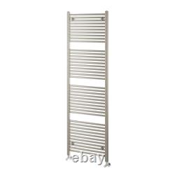 Brushed Nickel Bathroom Radiator Copper Ladder Rail Heated Towel 770 1200 1800