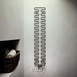 CLEARANCE Terma AIRE Winter SKy Grey, 1555x300, Heated Towel Rail