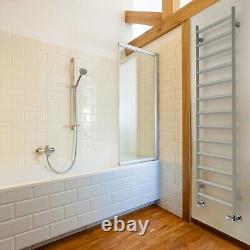 CLEARANCE Terma Crystal, Sparkling Gravel (Taupe) Heated Towel Rail 1560hx500w