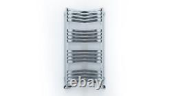 CLEARANCE Terma Incorner, Chrome Effect Heated Towel Rail 1005hx350w