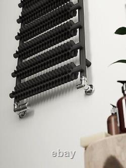 CLEARANCE Terma Ribbon T, 930x500, Metallic Grey, Heated Towel Rail