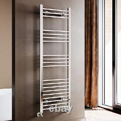 CLEARANCE Towel Rail Radiator Bathroom Heater Chrome Straight Ladder Warmer Rads