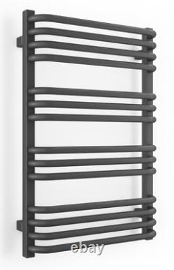 COSMETIC DAMAGE Terma ALEX, Grey. Heated Towel Rail 760hx500w (EBAY017) P-Forc