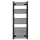 Central Heating Black Towel Rail Radiator 400mm & 500mm Width Bathroom Heater