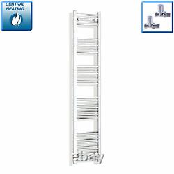 Central Heating Towel Rail Rad 300mm Wide Bathroom Radiator Heated Chrome Warmer