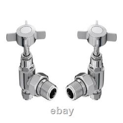 Chatsworth Savoy Raw Metal (Lacquered) Traditional Heated Towel Rail with valves