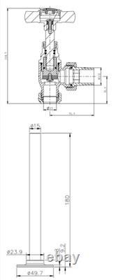 Chatsworth Savoy Raw Metal (Lacquered) Traditional Heated Towel Rail with valves