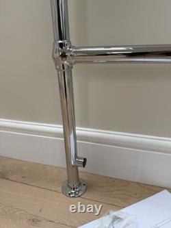 Chatsworth Traditional Heated towel rail radiator Chrome finish