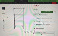 Chatsworth Traditional Heated towel rail radiator Chrome finish
