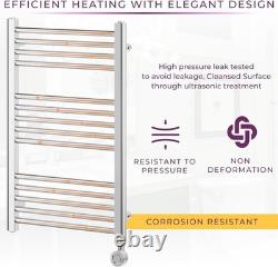 Chrome Electric Heated Towel Rail 770x500mm Smart 300W Bathroom Radiator Chrome Electric Heated Towel Rail 770x500mm Smart 300W Bathroom Radiator