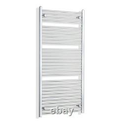 Chrome Heated Towel Rail 700x1500mm Ladder 1836 BTU Bathroom Central Heating UK