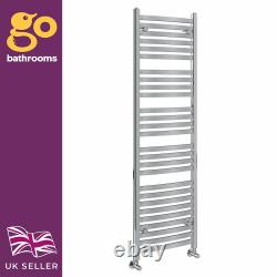 Chrome Heated Towel Rail Bathroom Radiator Silver Ladder Heater 3 Sizes