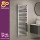 Chrome Heated Towel Rail Bathroom Radiator Silver Ladder Heater H1180 X W500mm