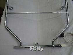 Chrome Heated Towel Rail Electric 150 watt solid brass chrome plated Excellent