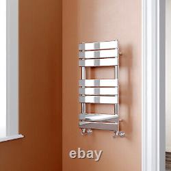 Chrome Towel Rail Radiator Bathroom Flat Panel/Straight/Traditional Towel Rads