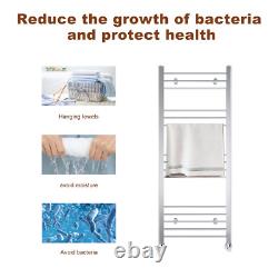 Chrome Towel Rail Radiator Bathroom Straight Heated Ladder Warmer Rad 1500 x 500