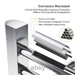 Chrome Towel Rail Radiator Bathroom Straight Heated Ladder Warmer Rad 1500 x 500