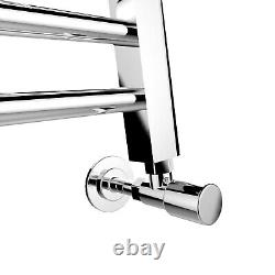 Chrome Towel Rail Radiator Bathroom Straight Heated Ladder Warmer Rad 1500 x 500