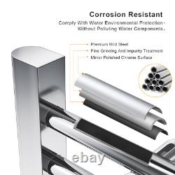 Chrome Towel Rail Radiator Bathroom Straight Heated Ladder Warmer Rad 1600 x 500