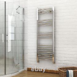 Chrome Towel Rail Radiator Bathroom Straight Towel Warmer Central Heating Rad