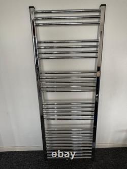 Chrome heated towel rail radiator