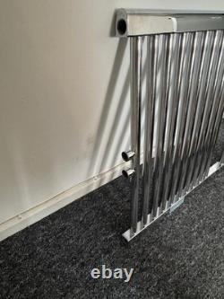 Chrome heated towel rail radiator