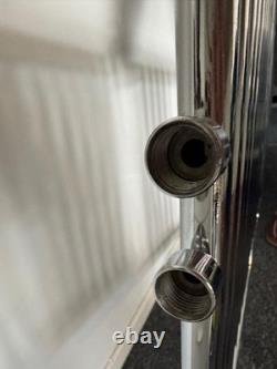 Chrome heated towel rail radiator
