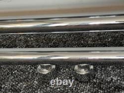 Chrome heated towel rail radiator