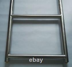 Clifton Bathrooms Towel Rail Grace 3 Rails Brushed Nickel Finish 800 x 500